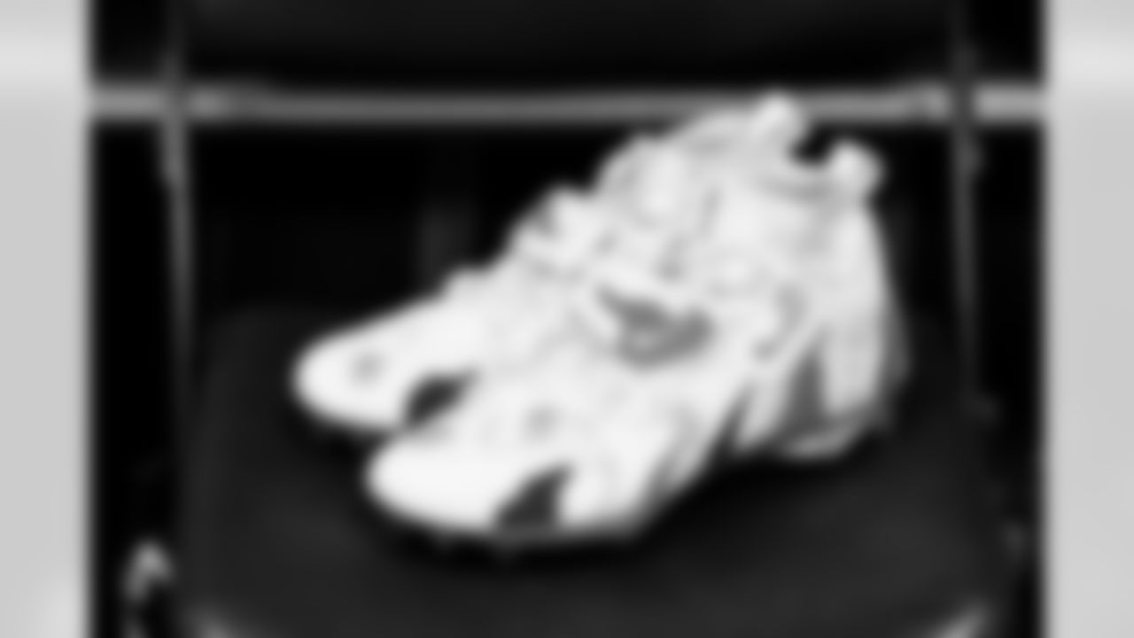 The locker room before a NFL football game between the Pittsburgh Steelers and Cleveland Browns on December 28, 2025 at Huntington Bank Field.