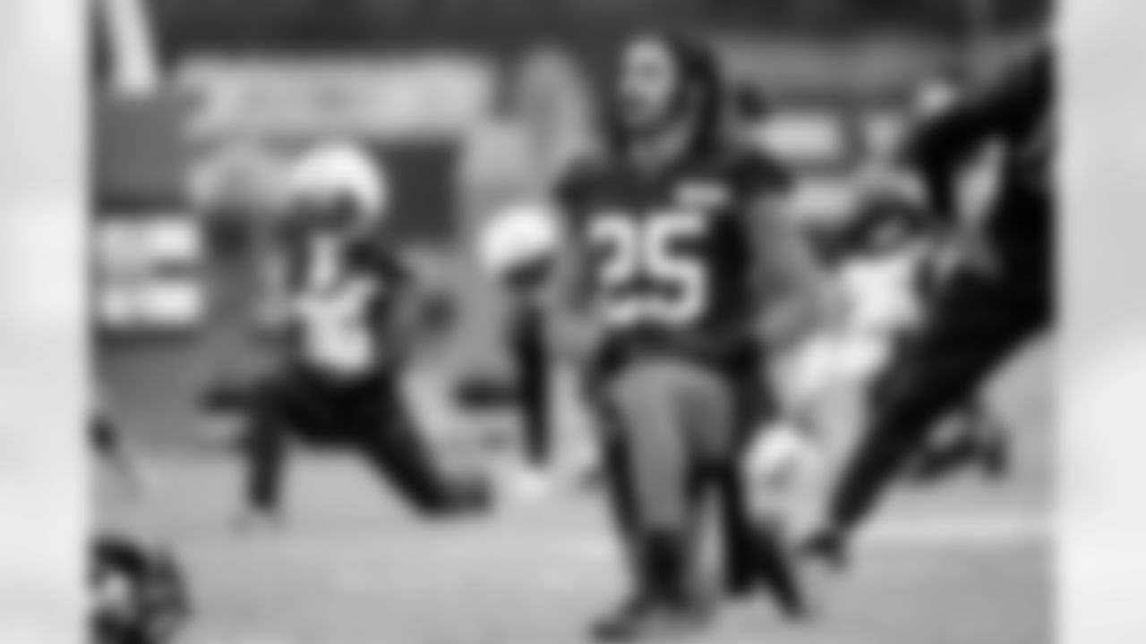Cornerback Kahlef Hailassie (25) during practice at CrossCountry Mortgage Campus on December 19, 2024.