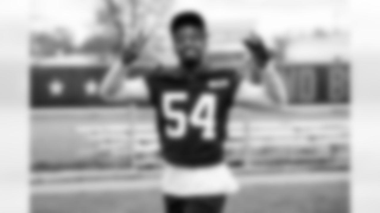 Defensive end Ogbo Okoronkwo (54) during a workout in Phase II of the offseason at CrossCountry Mortgage Campus on April 30, 2024.
