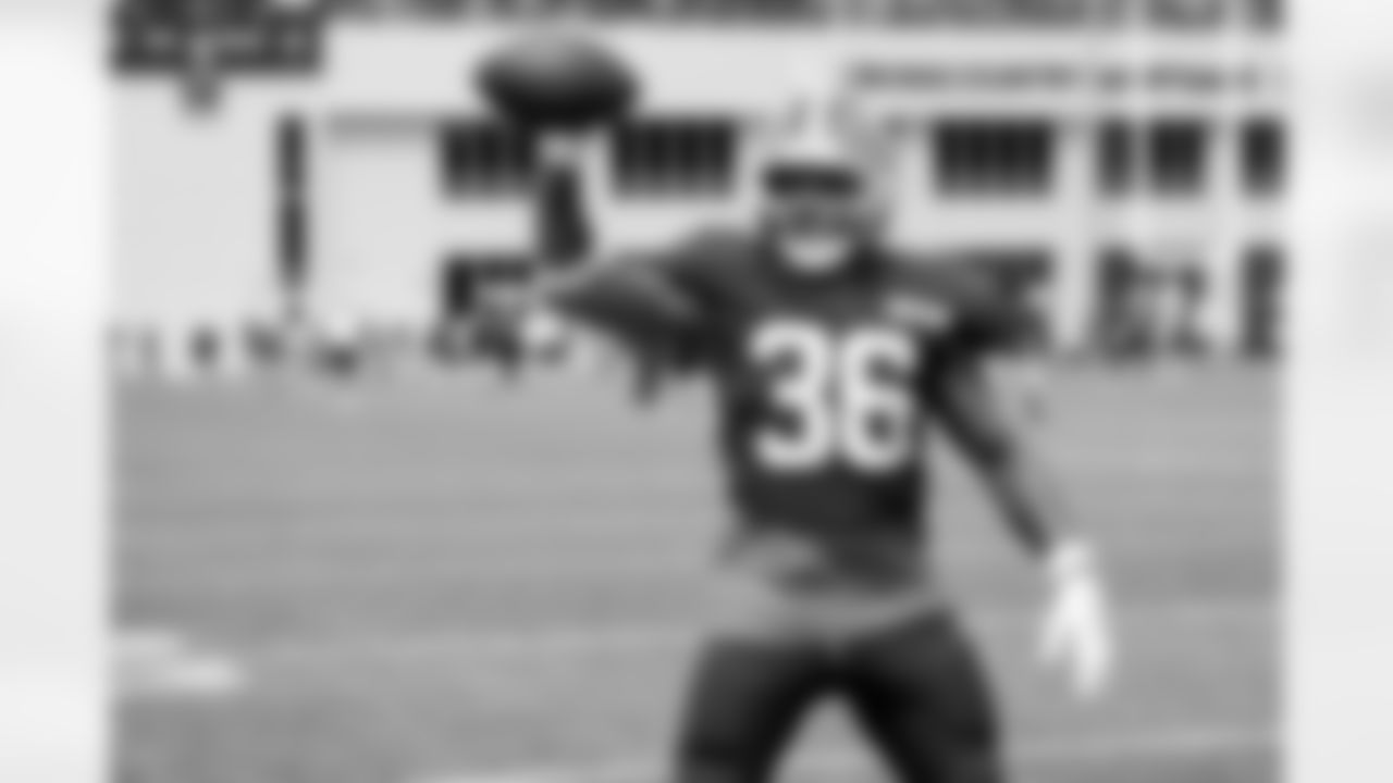 Running back Trayveon Williams (36)