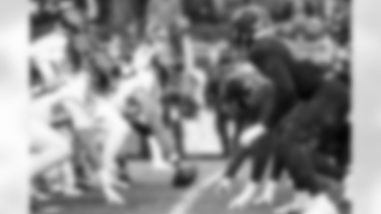 The defense during a NFL football game between the Tennessee Titans and Cleveland Browns on December 7, 2025 at Huntington Bank Field.