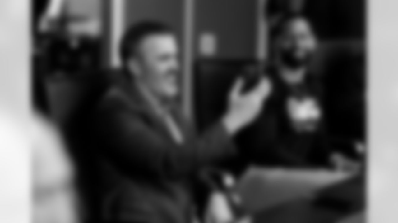 Head Coach Kevin Stefanski in the draft room at CrossCountry Mortgage Campus during night two of the 2025 NFL Draft on April 25, 2025.