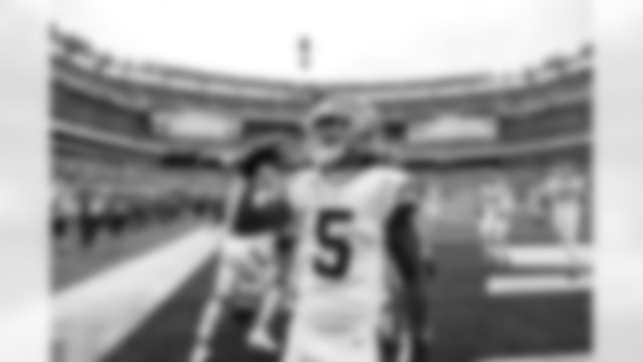 Safety Rayshawn Jenkins (5) during a NFL football game between the Cleveland Browns and New York Jets on November 9, 2025 at MetLife Stadium.