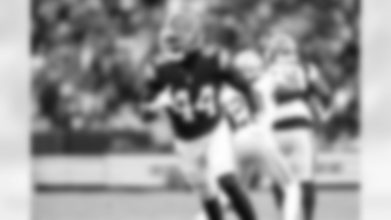 Tight end Harold Fannin Jr. (44) during a NFL football game between the San Francisco 49ers and Cleveland Browns on November 30, 2025 at Huntington Bank Field.