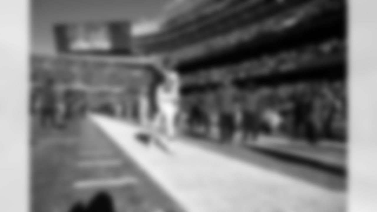 Quarterback Shedeur Sanders (12) before a NFL football game between the Cleveland Browns and Chicago Bears on December 14, 2025 at Soldier Field.