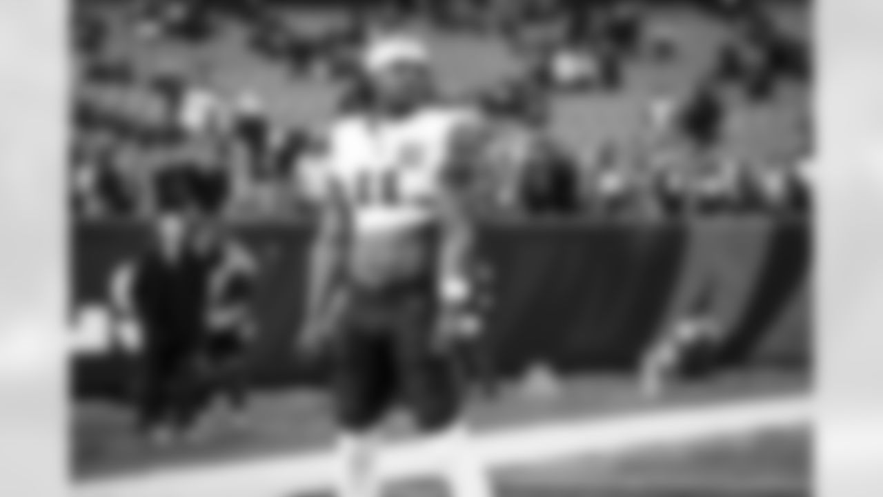 Wide receiver James Proche II (11) before a NFL football game between the Cleveland Browns and Cincinnati Bengals on January 7, 2024 at Paycor Stadium.