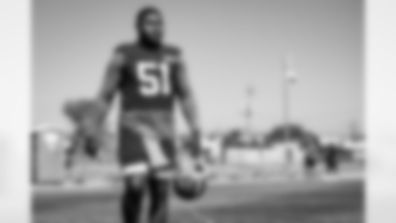 Defensive tackle Mike Hall Jr. (51) during OTA 1 at CrossCountry Mortgage Campus on May 21, 2024.