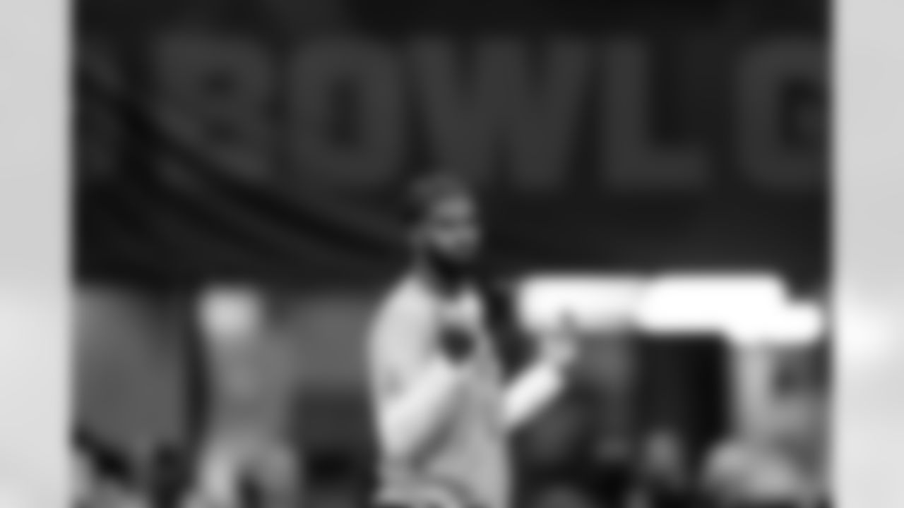 Quarterback Shedeur Sanders (12) during the second AFC Pro Bowl Practice at the Moscone Center in San Francisco on February 2, 2026.