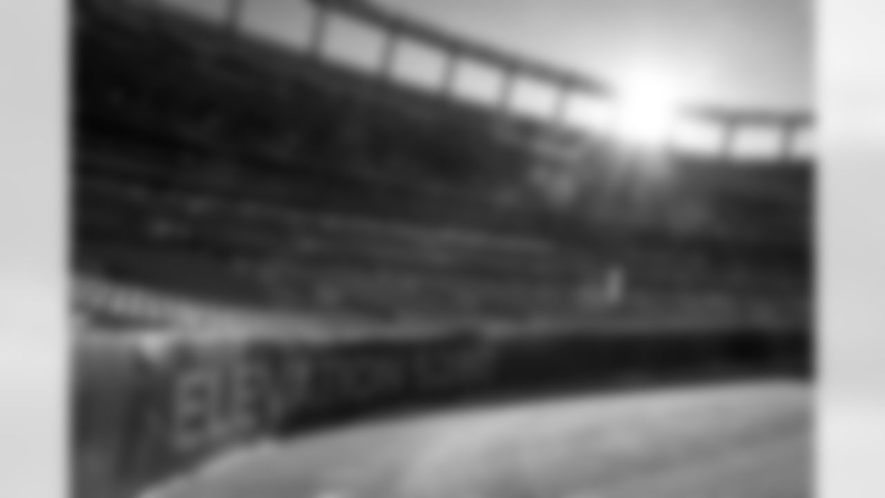 The stadium before a NFL football game between the Cleveland Browns and Denver Broncos on November 26, 2023 at Empower Field at Mile High.