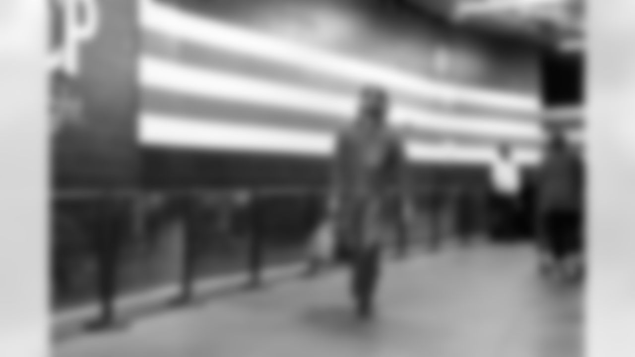 Linebacker Mohamoud Diabate (43) before a NFL football game between the Baltimore Ravens and Cleveland Browns on November 16, 2025 at Huntington Bank Field.