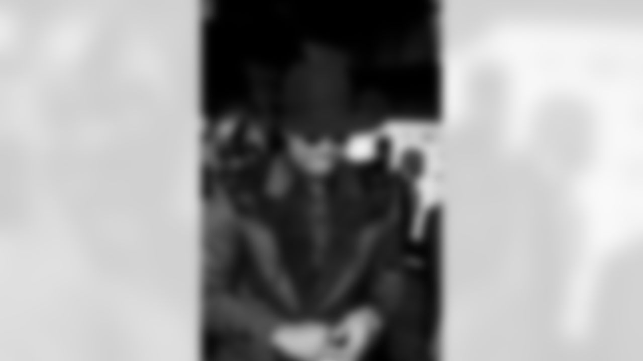 Defensive end Myles Garrett (95) on the red carpet before the 2026 NFL Honors at the Palace of Fine Arts in San Francisco on February 5, 2026.