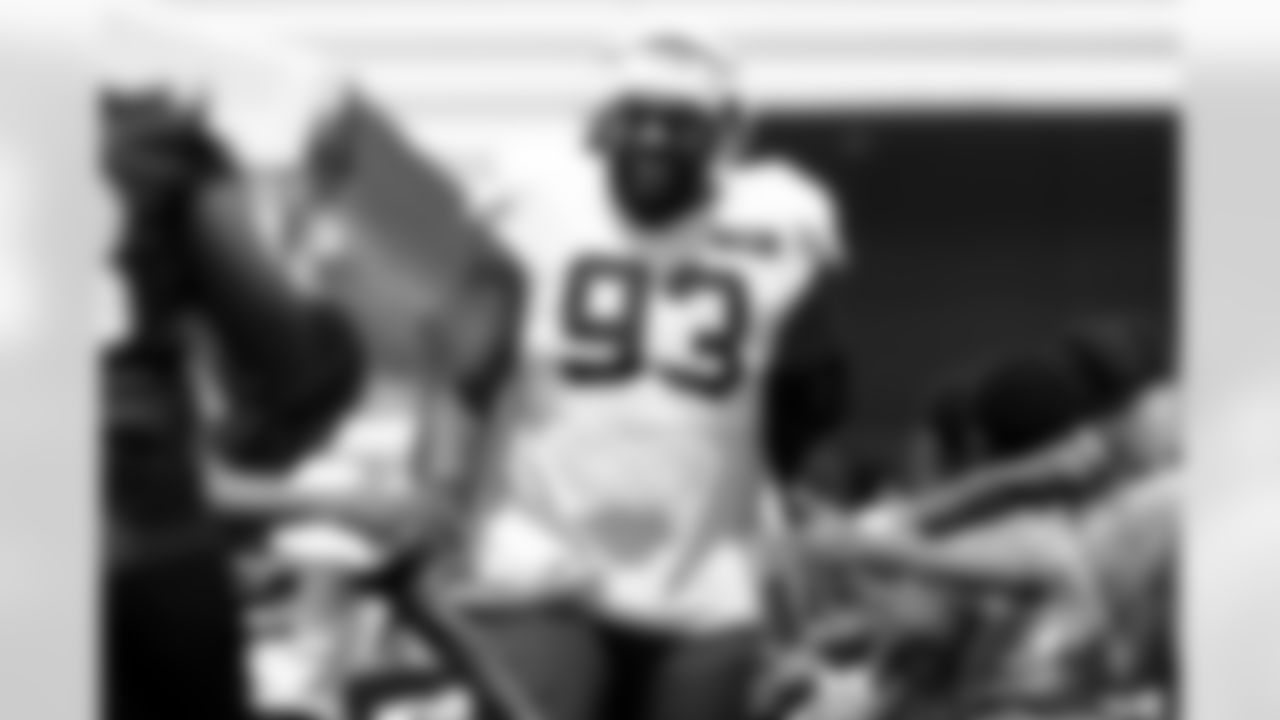 Defensive tackle Shelby Harris (93) during Day 5 of Training Camp at CrossCountry Mortgage Campus on July 28, 2025.