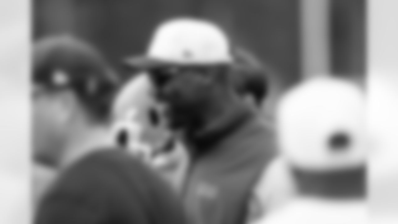 Assistant Offensive Line Coach Ben Wilkerson during the sixth day of OTAs at CrossCountry Mortgage Campus on June 6, 2025.