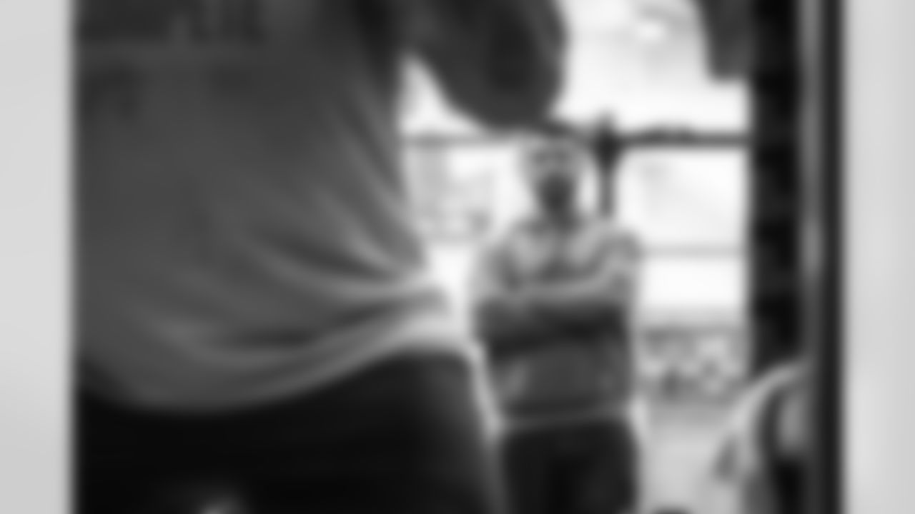 Director of Rehabilitation John Pfizenmayer during a workout in Phase II of the offseason at CrossCountry Mortgage Campus on April 29, 2024.