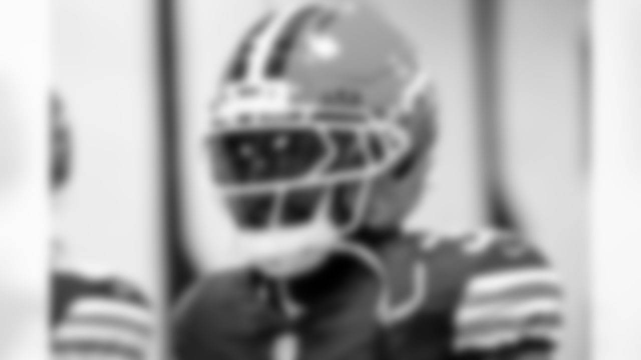 Running back Trayveon Williams (38) before a NFL football game between the Buffalo Bills and Cleveland Browns on December 21, 2025 at Huntington Bank Field.