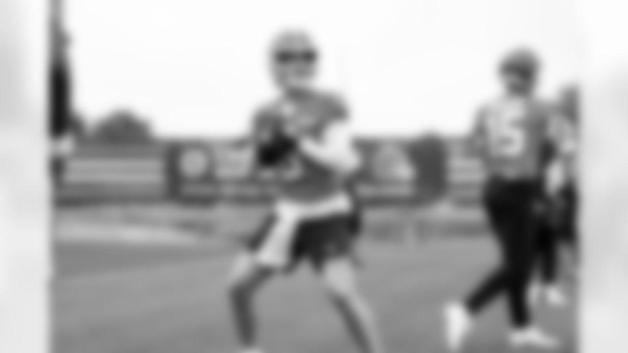 Quarterback Kenny Pickett (8) during the first day of OTAs at CrossCountry Mortgage Campus on May 27, 2025.