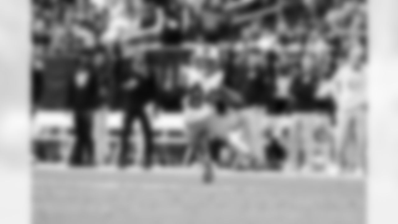 Wide receiver Gage Larvadain (84) during a NFL football game between the Cleveland Browns and Las Vegas Raiders on November 23, 2025 at Allegiant Stadium.