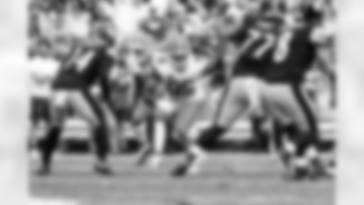 Defensive end Myles Garrett (95) during a NFL football game between the Cleveland Browns and Pittsburgh Steelers on October 12, 2025 at Acrisure Stadium.