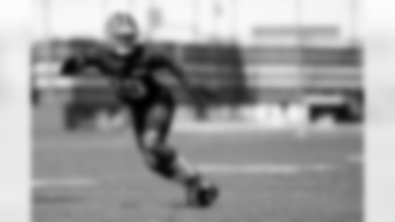 Cornerback Cameron Mitchell (29) during practice at CrossCountry Mortgage Campus on September 11, 2025.
