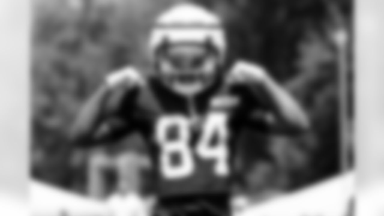 Wide receiver Gage Larvadain (84) during Day 5 of Training Camp at CrossCountry Mortgage Campus on July 28, 2025.