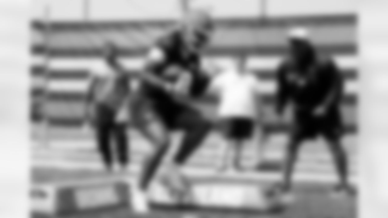 Running back Quinshon Judkins (10) during the second day of mandatory minicamp at CrossCountry Mortgage Campus on June 11, 2025.