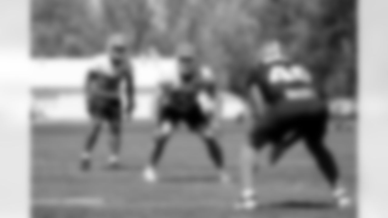 Linebacker Macklin Ayers (59) during fieldwork on the second day of Rookie Minicamp at CrossCountry Mortgage Campus on May 10, 2025.