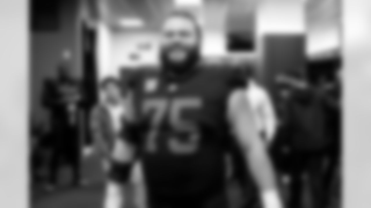 Offensive guard Joel Bitonio (75) after a NFL football game between the Miami Dolphins and Cleveland Browns on October 19, 2025 at Huntington Bank Field. The Browns won 31-6.