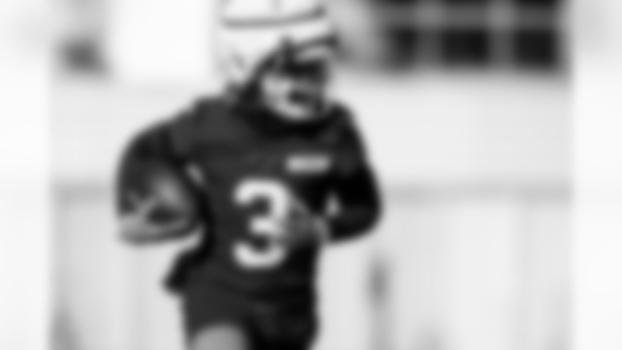 Wide receiver Jerry Jeudy (3) during practice at CrossCountry Mortgage Campus on November 13, 2025.