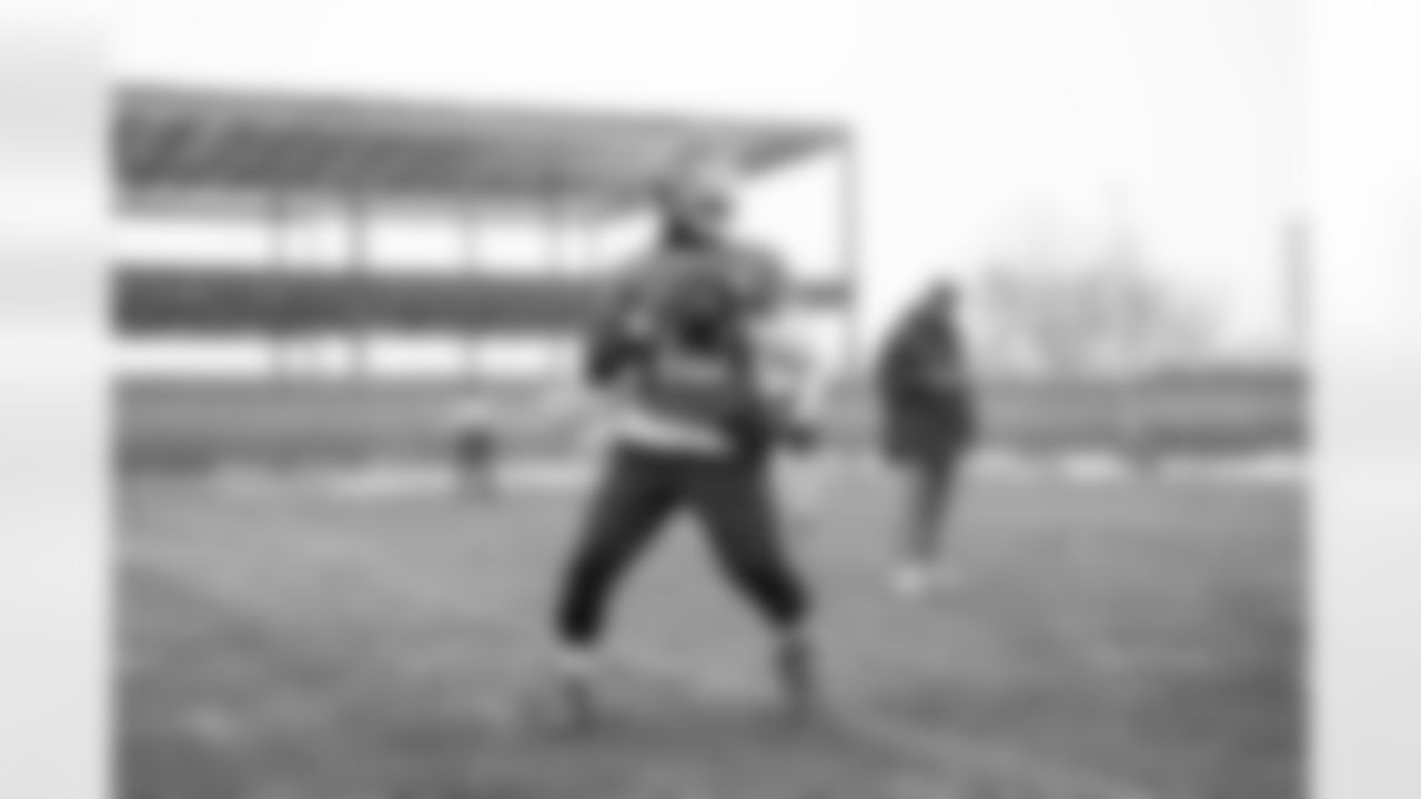 Quarterback Shedeur Sanders (12) during practice at CrossCountry Mortgage Campus on November 28, 2025.