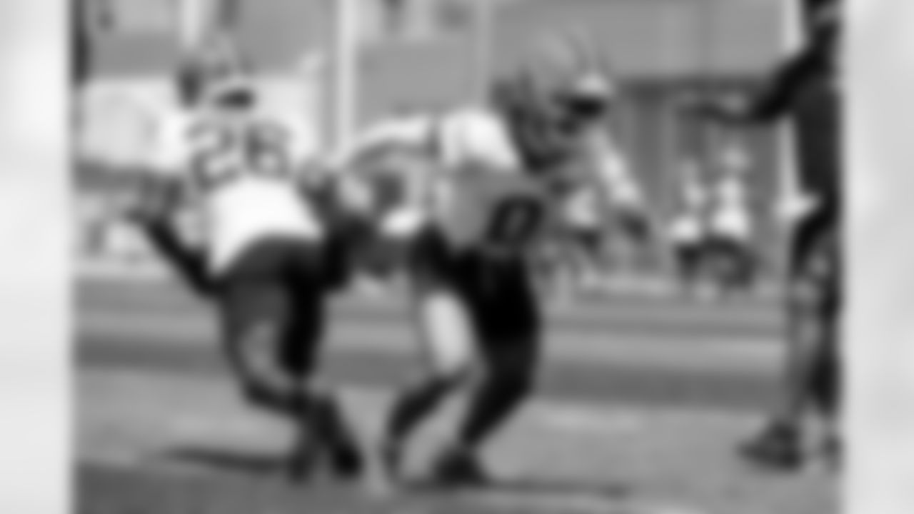 Cornerback Greg Newsome II (0) during the second day of mandatory minicamp at CrossCountry Mortgage Campus on June 11, 2025.