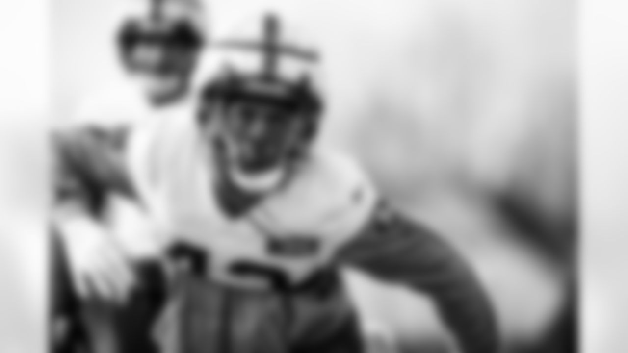 Linebacker Mohamoud Diabate (43) during practice at CrossCountry Mortgage Campus on December 14, 2023.