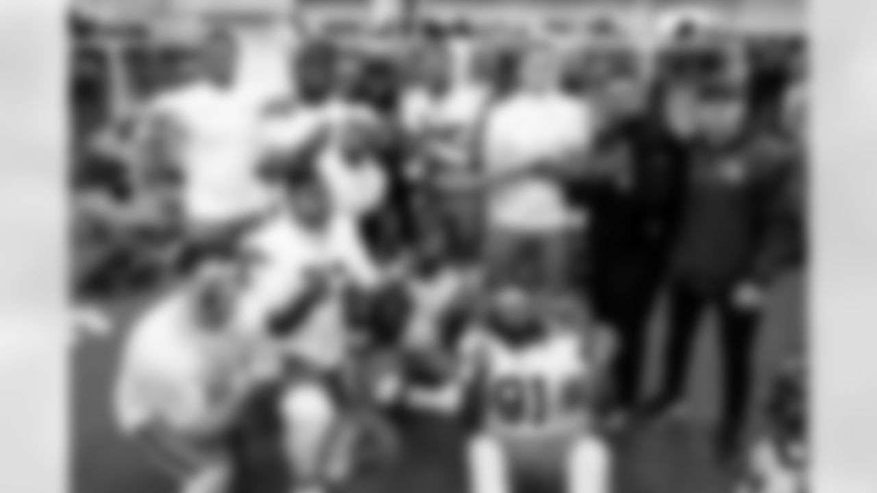 The defensive line after a NFL football game between the Cleveland Browns and Cincinnati Bengals on January 4, 2026 at Paycor Stadium. The Browns won 20-18.