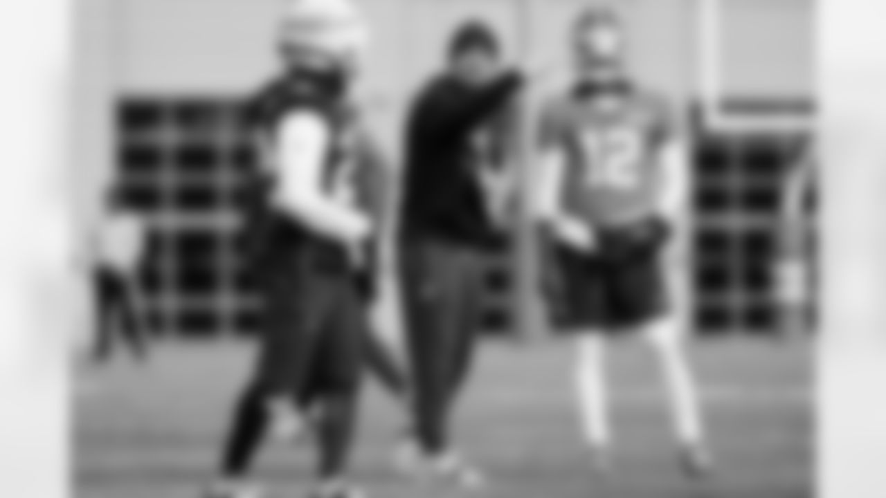 Offensive Coordinator Tommy Rees during practice at CrossCountry Mortgage Campus on December 24, 2025.