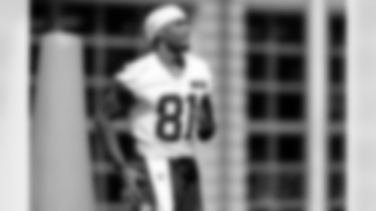 Wide receiver Isaiah Bond (81) during Day 18 of Training Camp at CrossCountry Mortgage Campus on August 26, 2025.