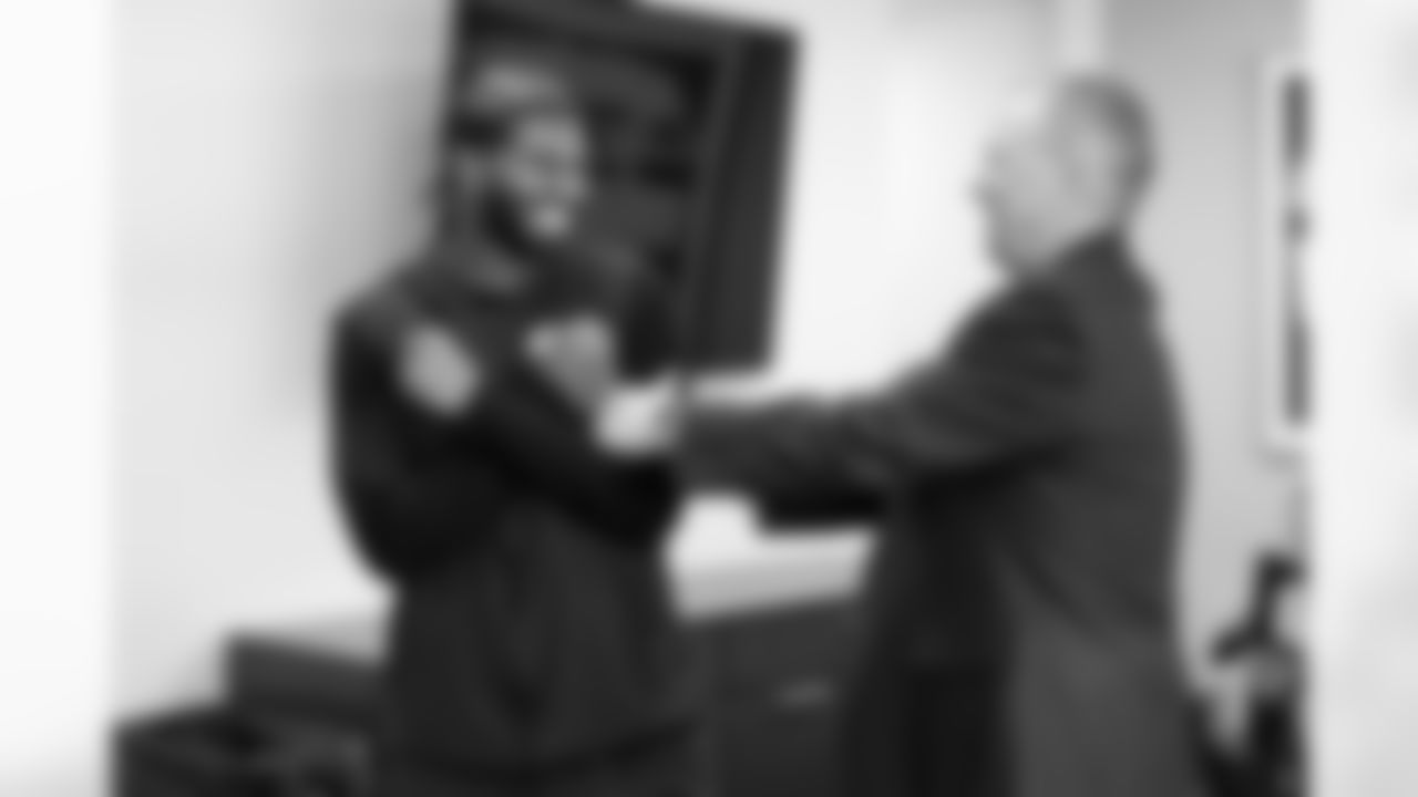 Head Coach Todd Monken arrives at CrossCountry Mortgage Campus on January 30, 2026.