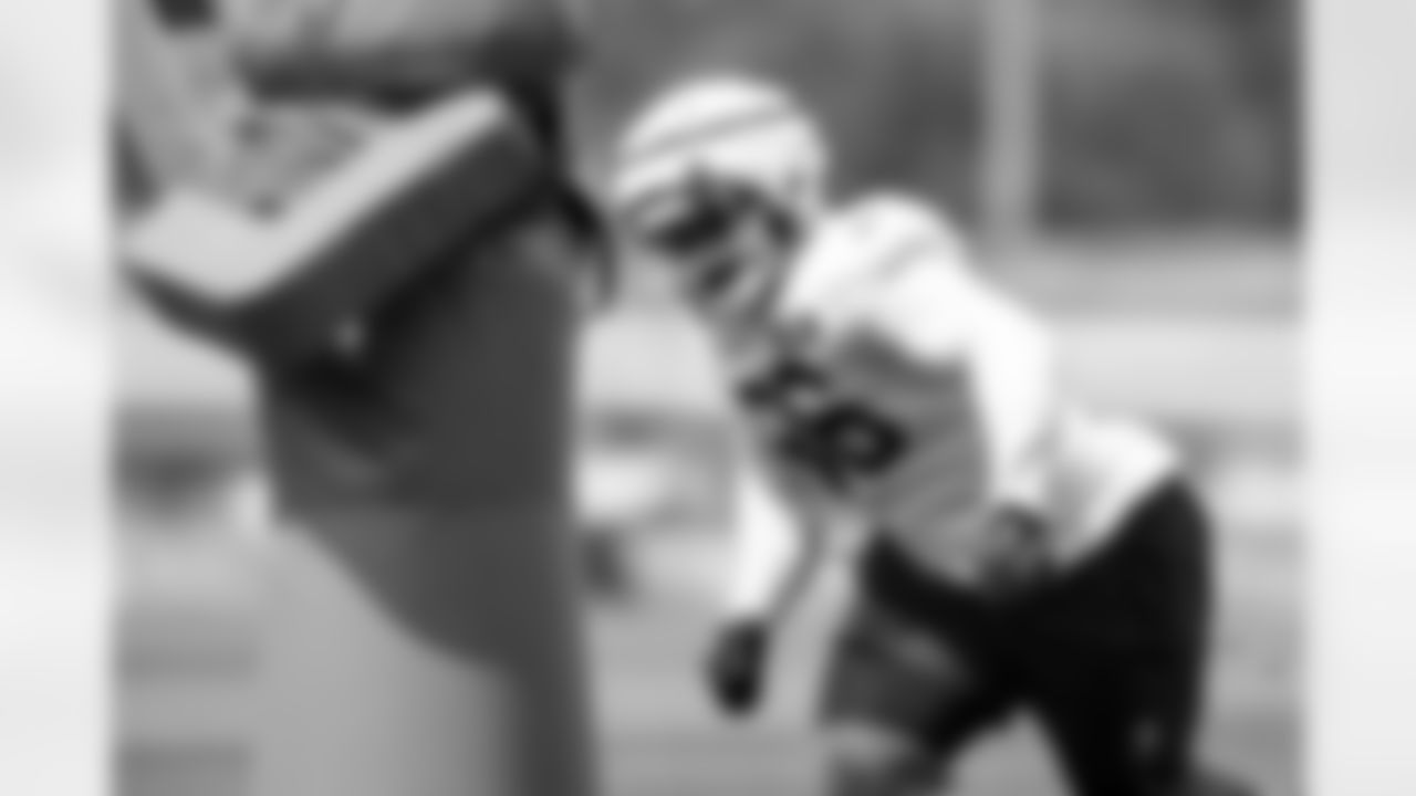 Defensive lineman Adin Huntington (66) during the third day of rookie workouts at CrossCountry Mortgage Campus on July 21, 2025.