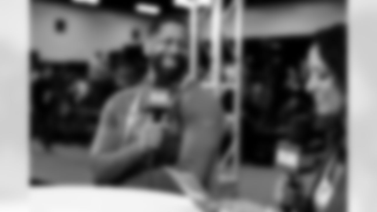 Executive Vice President of Football Operations and General Manager Andrew Berry speaks to the media at the 2026 NFL Combine on February 24, 2026 in Indianapolis, Indiana.