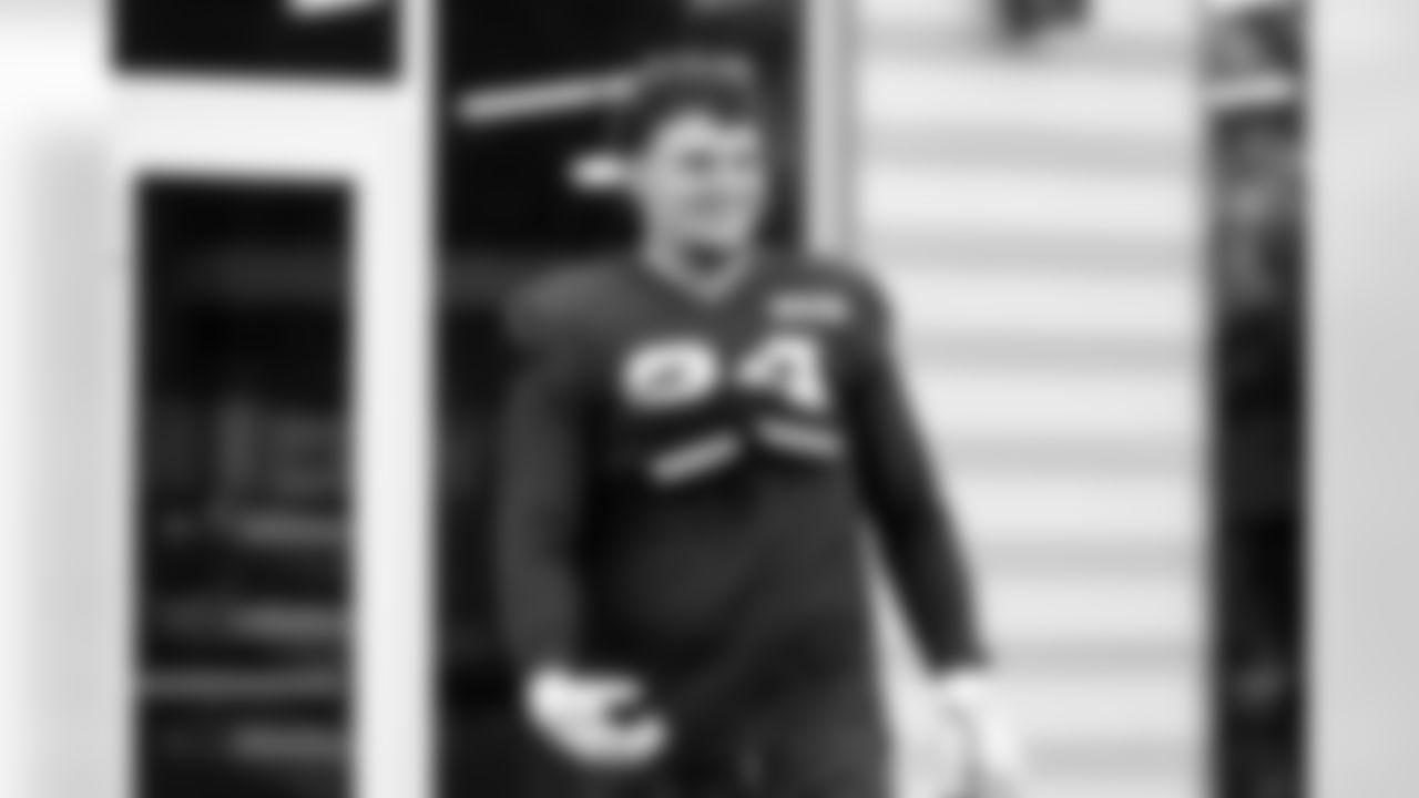 Defensive tackle Mason Graham (94) during practice at CrossCountry Mortgage Campus on November 3, 2025.