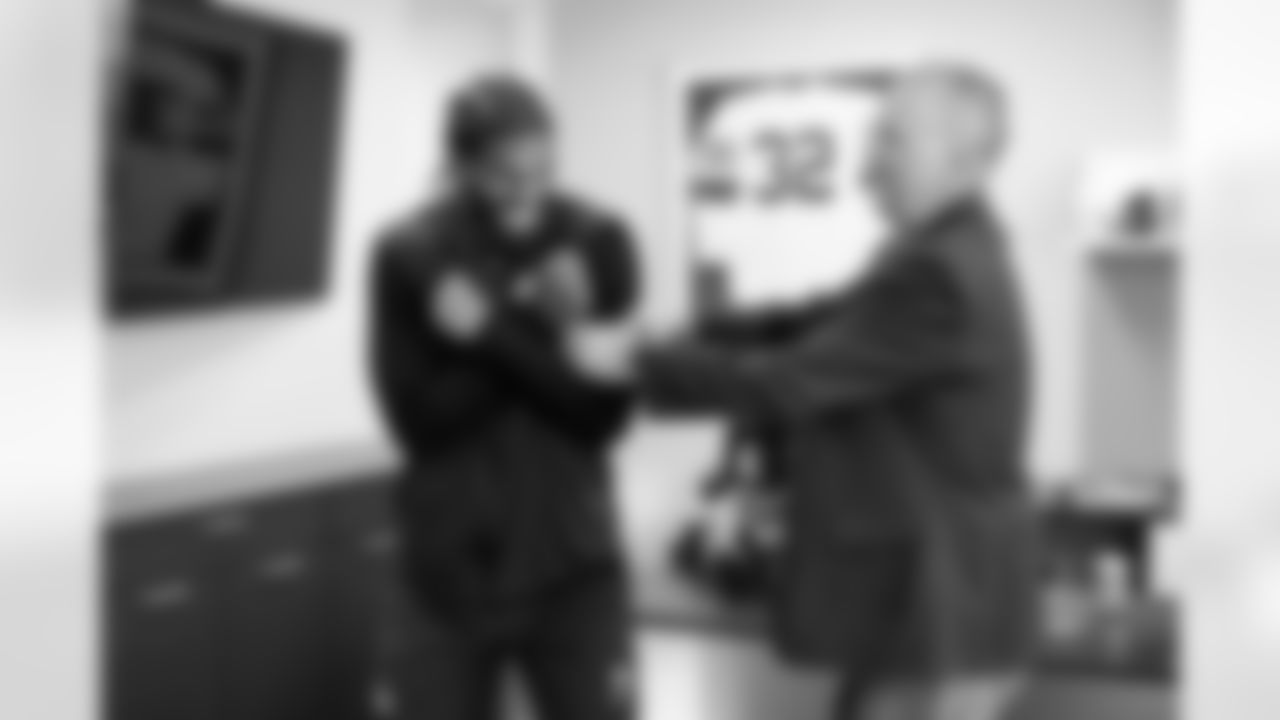 Head Coach Todd Monken arrives at CrossCountry Mortgage Campus on January 30, 2026.