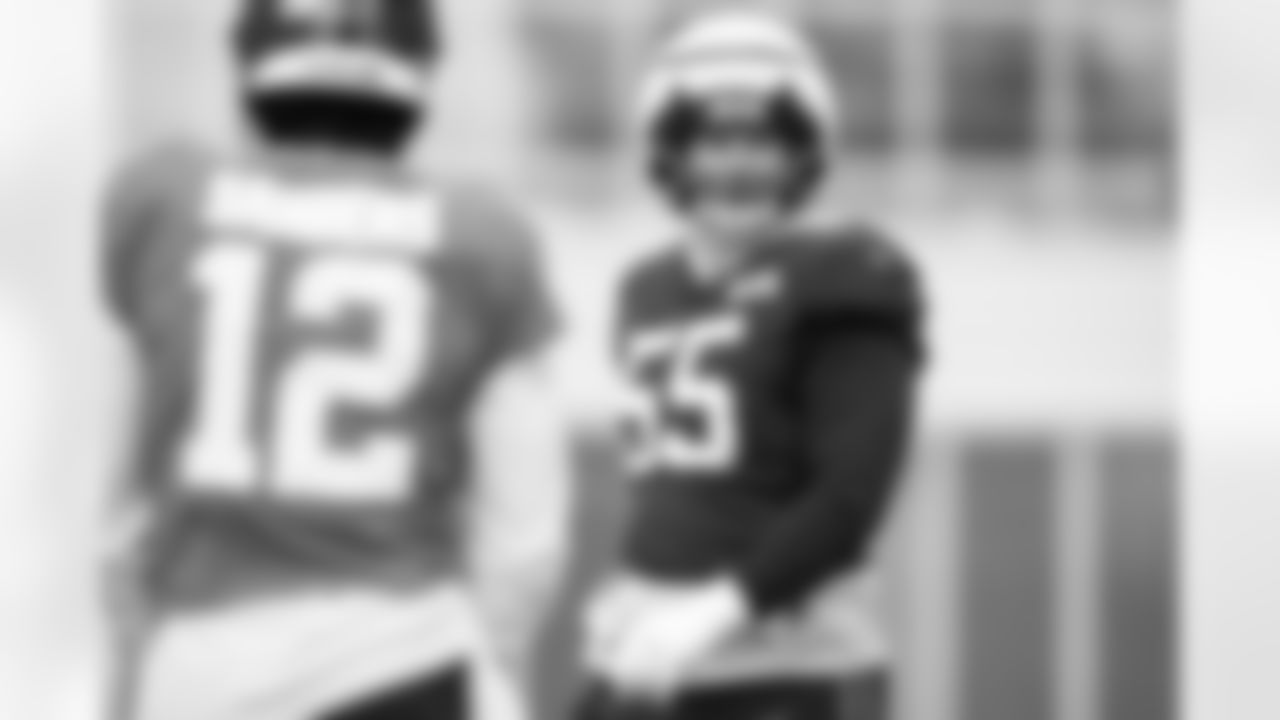 Center Ethan Pocic (55) during practice at CrossCountry Mortgage Campus on December 3, 2025.