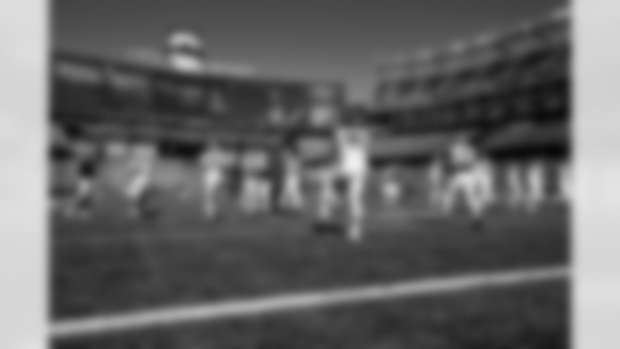 Defensive end Myles Garrett (95) and Defensive tackle Mike Hall Jr. (51) before a NFL football game between the Cleveland Browns and New England Patriots on October 26, 2025 at Gillette Stadium.