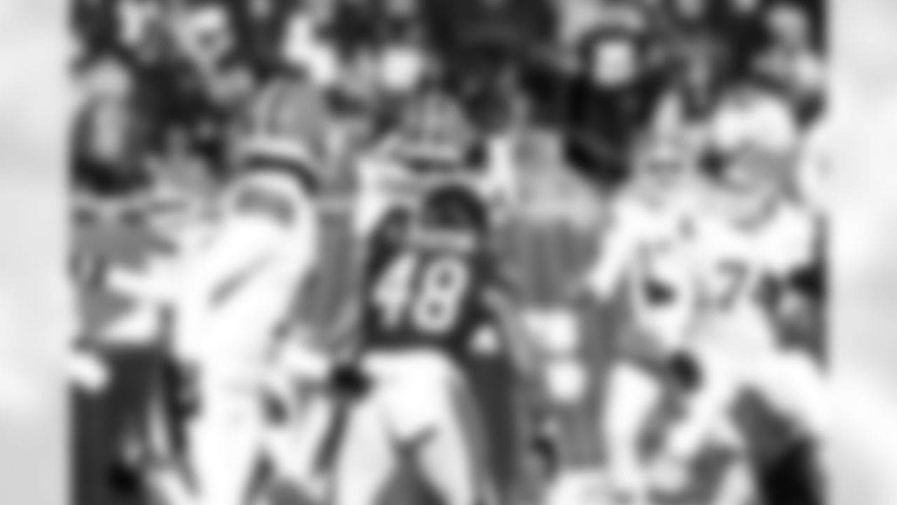 Tight end Harold Fannin Jr. (44) during a NFL football game between the Cleveland Browns and Chicago Bears on December 14, 2025 at Soldier Field.