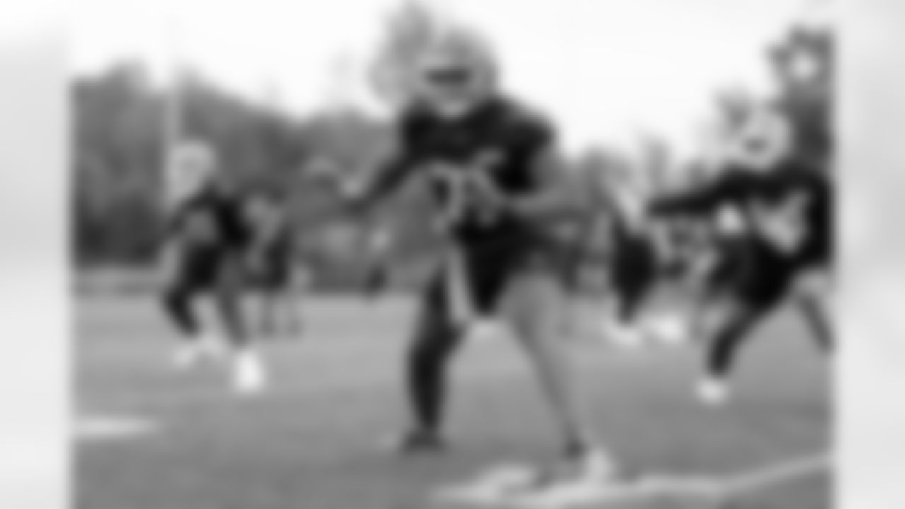 Offensive tackle Cornelius Lucas (71) during the first day of OTAs at CrossCountry Mortgage Campus on May 27, 2025.