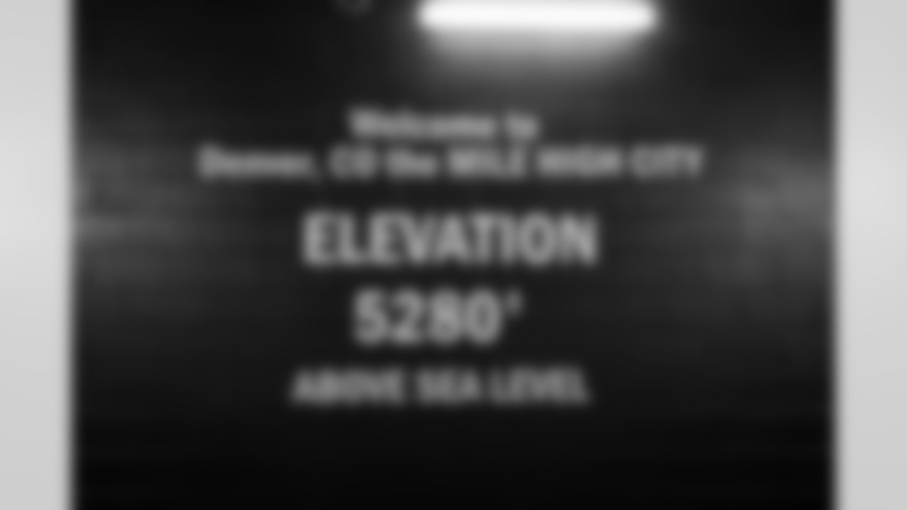 The stadium before a NFL football game between the Cleveland Browns and Denver Broncos on November 26, 2023 at Empower Field at Mile High.