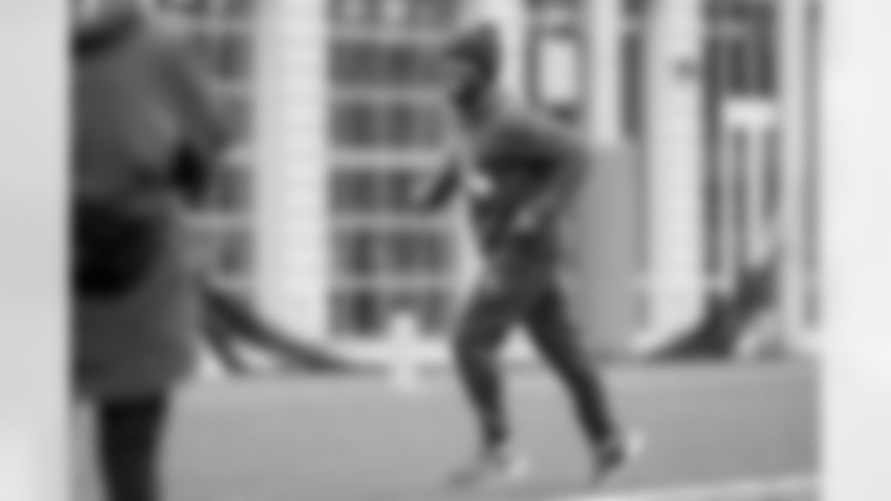 Assistant Wide Receivers Coach Stephen Bravo-Brown during practice at CrossCountry Mortgage Campus on November 20, 2025.