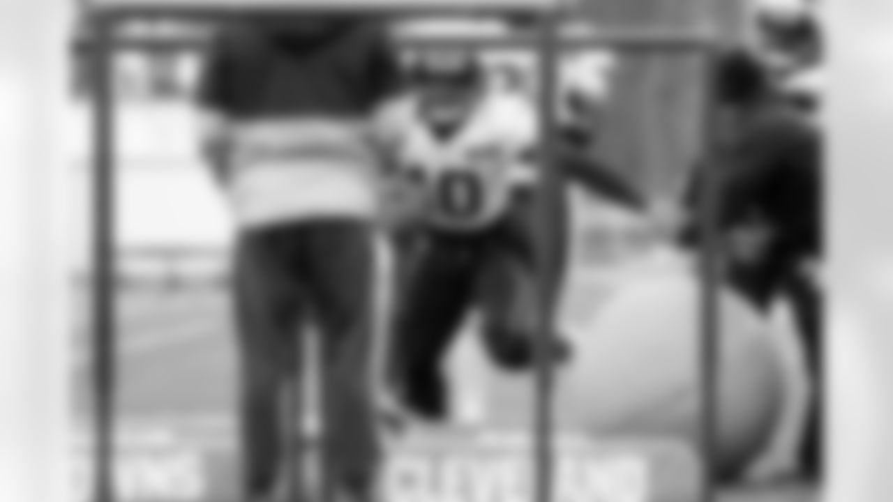 Running back Quinshon Judkins (10) during practice at CrossCountry Mortgage Campus on November 19, 2025.