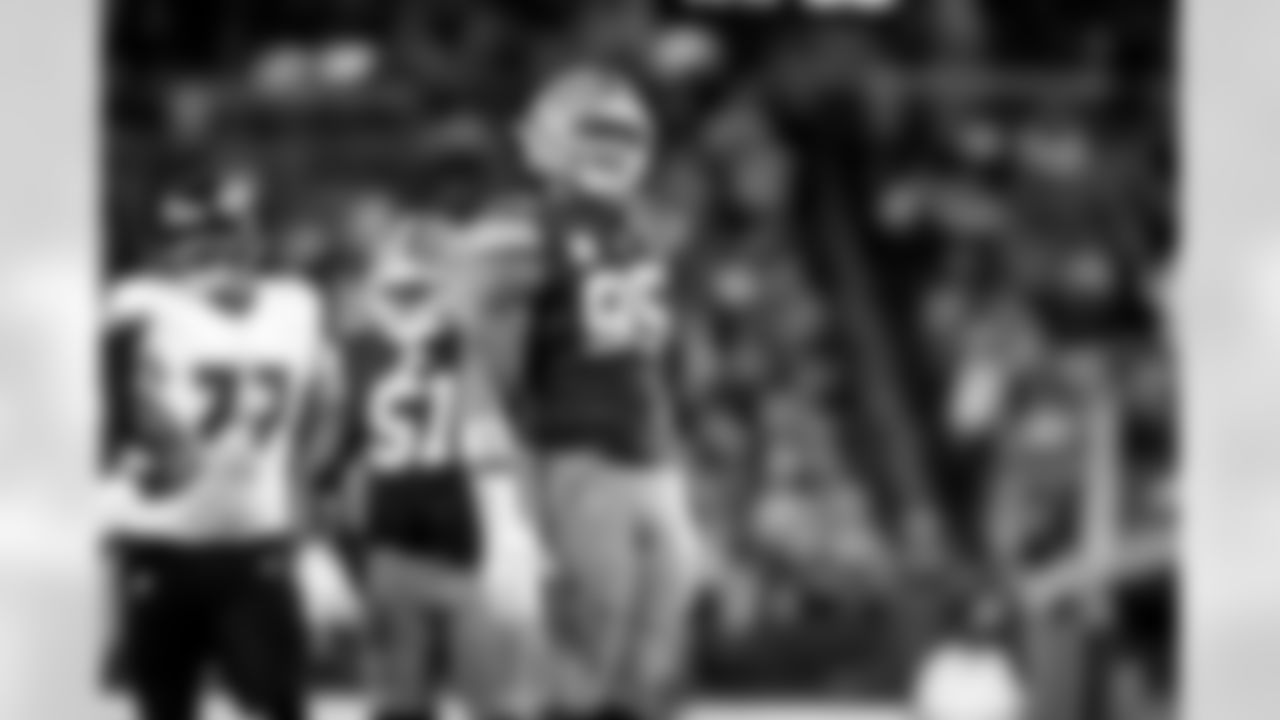 Defensive end Myles Garrett (95) during a NFL football game between the Baltimore Ravens and Cleveland Browns on November 16, 2025 at Huntington Bank Field.