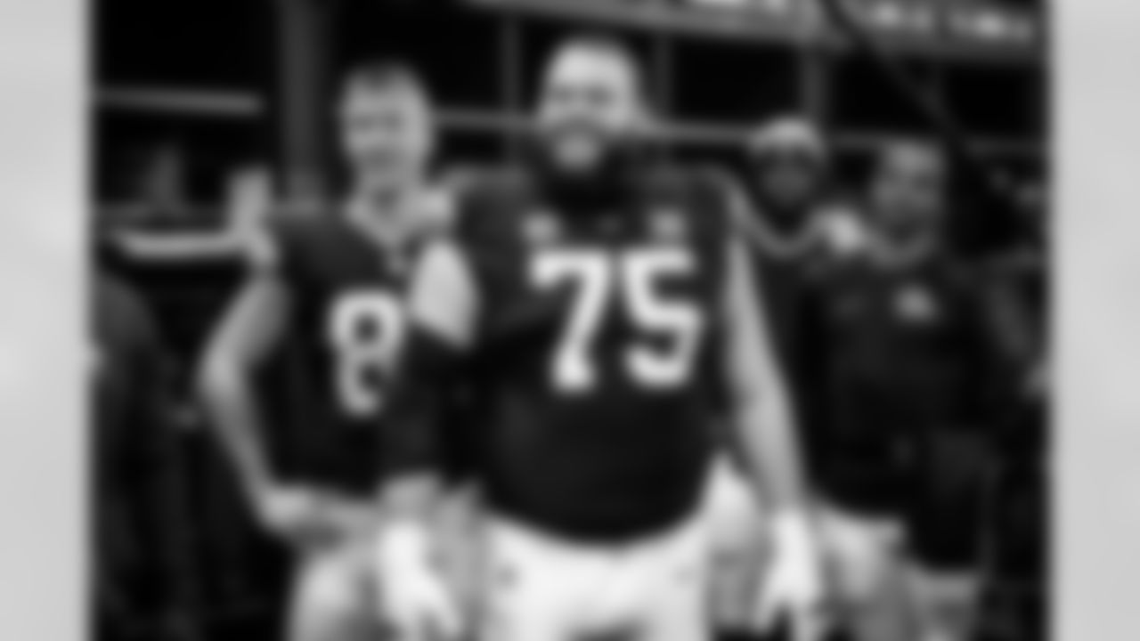 Offensive guard Joel Bitonio (75) after a NFL football game between the Jacksonville Jaguars and Cleveland Browns on December 10, 2023 at Cleveland Browns Stadium. The Browns won 31 - 27.