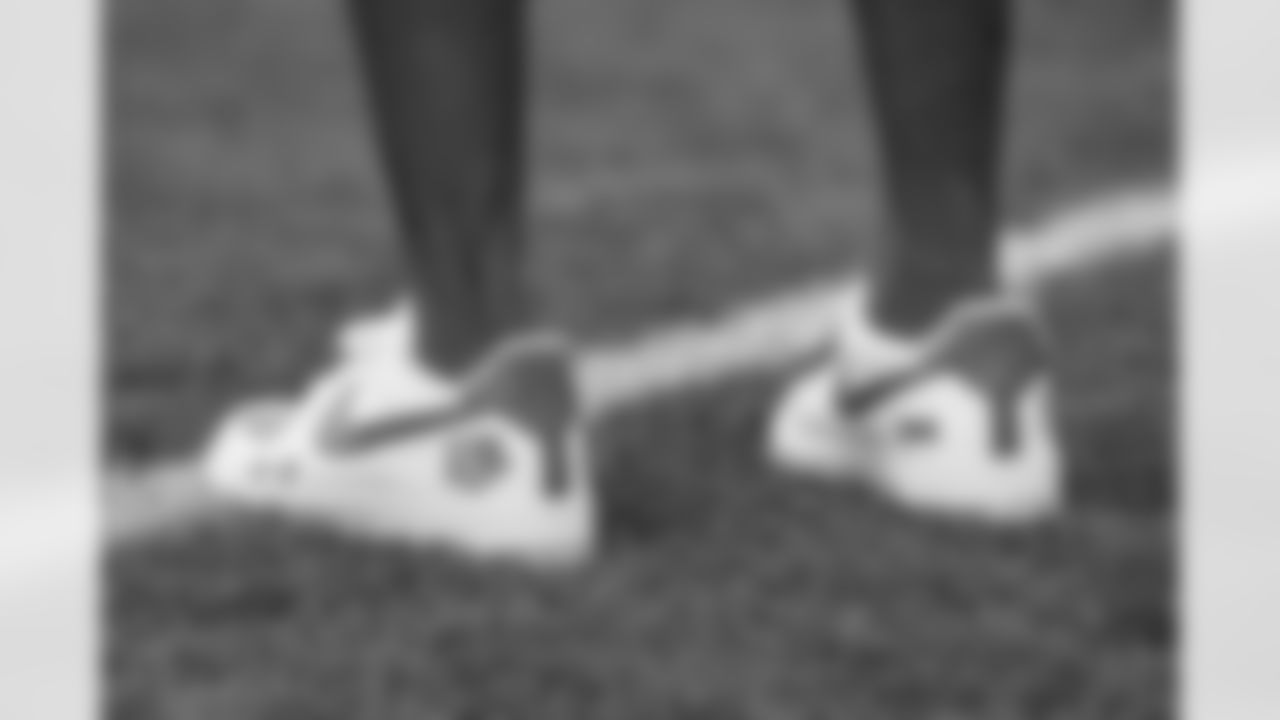 Executive Vice President of Football Operations and General Manager Andrew Berry's shoes during Day 5 of Training Camp at CrossCountry Mortgage Campus on July 28, 2025.