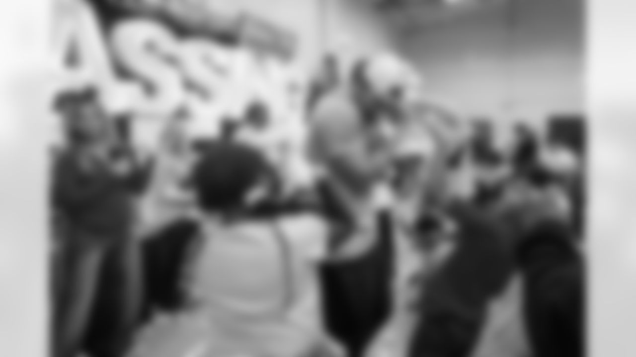 TAMPA, FL - December 16, 2025 - The Baker and Emily Mayfield Foundation's annual 'Passing The Joy' event. Photo By Doug DeFelice/Tampa Bay Buccaneers